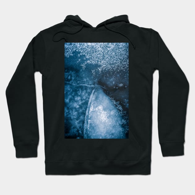 Deep Freeze Ice Patterns Series #2 Hoodie by Amy-K-Mitchell